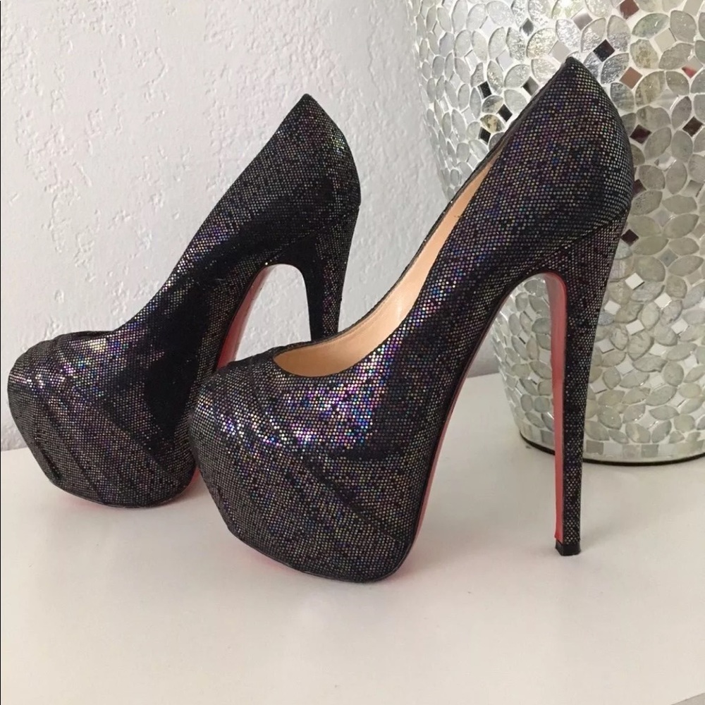 Christian Louboutin Platform 6inch heels. Size 37.